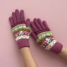 Load image into Gallery viewer, Moomin Snorkmaiden Fair Isle Gloves