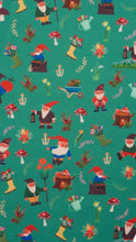 Load image into Gallery viewer, Amanda Green Garden Gnome Circle Dress