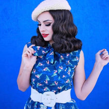 Load image into Gallery viewer, Festive Fox Bow Top