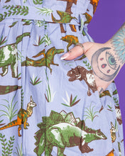 Load image into Gallery viewer, Jurassic Adventure Dinosaur Tea Dress With Pockets