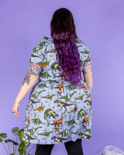 Load image into Gallery viewer, Jurassic Adventure Dinosaur Tea Dress With Pockets