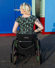 Load image into Gallery viewer, Green Seas Stretch Belted Tea Dress with Pockets