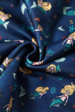 Load image into Gallery viewer, Amanda Mermaid Dark Blue Flared Dress