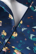 Load image into Gallery viewer, Amanda Mermaid Dark Blue Flared Dress