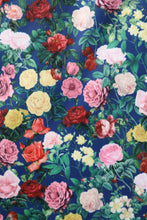 Load image into Gallery viewer, Grace Rose Navy Blue Pleated Bust Dress