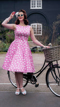 Load image into Gallery viewer, Lyra Polka Dot Swing Dress