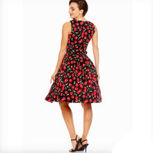 Load image into Gallery viewer, Annie Retro Cherry Swing Dress