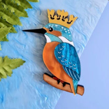 Load image into Gallery viewer, KINGFISHER BROOCH