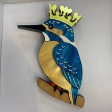 Load image into Gallery viewer, KINGFISHER BROOCH