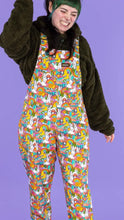 Load image into Gallery viewer, Some Bunny Loves You Stretch Twill Dungarees