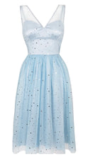 Load image into Gallery viewer, Infinity 50’s Dress Blue