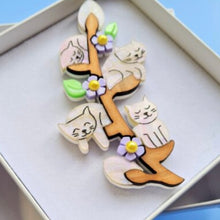 Load image into Gallery viewer, Pussy Willow Brooch