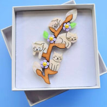 Load image into Gallery viewer, Pussy Willow Brooch
