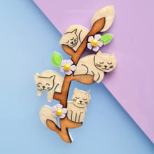 Load image into Gallery viewer, Pussy Willow Brooch