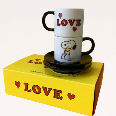 Peanuts Love Espresso Set