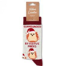 Load image into Gallery viewer, Unisex Surrounded By Festive Pricks Socks