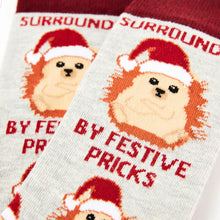 Load image into Gallery viewer, Unisex Surrounded By Festive Pricks Socks