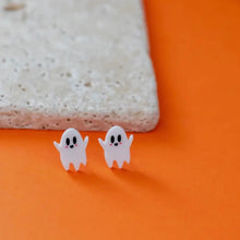 Load image into Gallery viewer, Cute Ghost Earrings