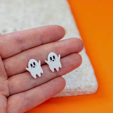 Load image into Gallery viewer, Cute Ghost Earrings