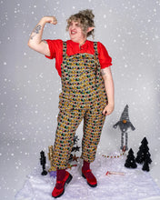 Load image into Gallery viewer, Festive: Nutcracker Parade Stretch Twill Dungarees