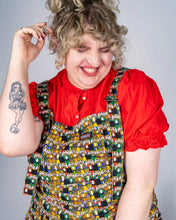 Load image into Gallery viewer, Festive: Nutcracker Parade Stretch Twill Dungarees