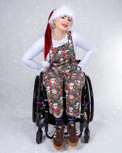 Load image into Gallery viewer, Festive: Christmas Cuties Stretch Twill Dungarees