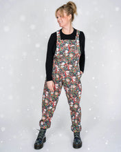 Load image into Gallery viewer, Festive: Christmas Cuties Stretch Twill Dungarees