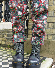 Load image into Gallery viewer, Festive: Christmas Cuties Stretch Twill Dungarees