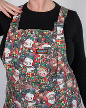 Load image into Gallery viewer, Festive: Christmas Cuties Stretch Twill Dungarees