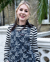 Load image into Gallery viewer, Checkerboard Swallow Stretch Twill Dungarees