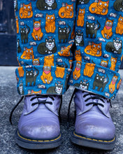 Load image into Gallery viewer, Cats and Mice Stretch Twill Dungarees