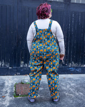 Load image into Gallery viewer, Cats and Mice Stretch Twill Dungarees