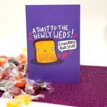 Load image into Gallery viewer, A Toast To The Newly Weds Card