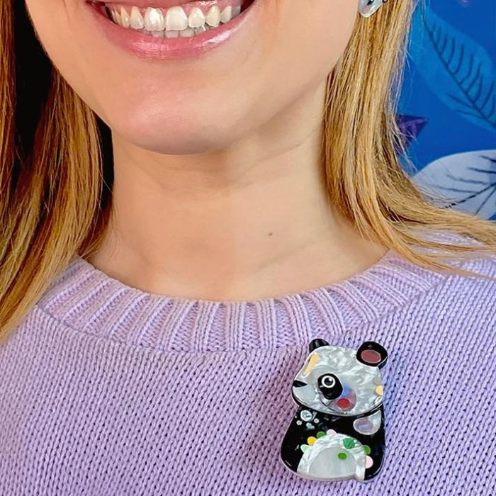 Panda brooch clearance