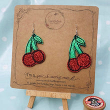 Load image into Gallery viewer, Cherry Earrings