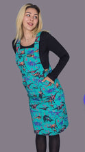 Load image into Gallery viewer, Run & Fly Dinosaur MIDI Pinafore