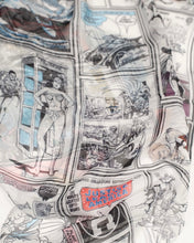 Load image into Gallery viewer, DC Comics x Unique Vintage Retro Comic Print Hair Scarf