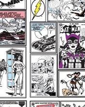 Load image into Gallery viewer, DC Comics x Unique Vintage Retro Comic Print Hair Scarf