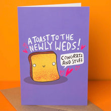 Load image into Gallery viewer, A Toast To The Newly Weds Card