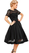 Load image into Gallery viewer, Tess Lace Sleeved Dress Black
