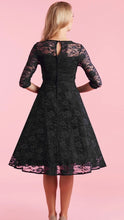 Load image into Gallery viewer, Madeline Black Lace Dress