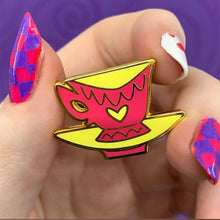 Load image into Gallery viewer, Erstwilder Mad Hatter’s Tea Party Cup Enamel Pin
