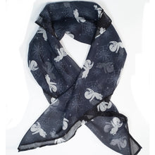 Load image into Gallery viewer, Casper x Unique Vintage Spiderwebs & Ghosts Hair Scarf