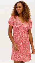Load image into Gallery viewer, Sugarhill Brighton Gail Dress Red Rainbow Daisies
