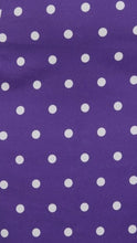 Load image into Gallery viewer, Collectif Polly Pretty Polka Pencil Skirt Purple