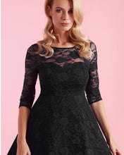 Load image into Gallery viewer, Madeline Black Lace Dress