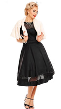 Load image into Gallery viewer, Tess Lace Sleeved Dress Black