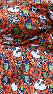 Run & Fly England Halloween: Party Frogs Stretch Belted Tea Dress with Pockets