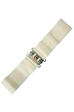 Vintage Stretch Belt Ivory