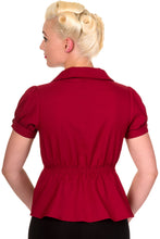 Load image into Gallery viewer, Endora Blouse Burgandy